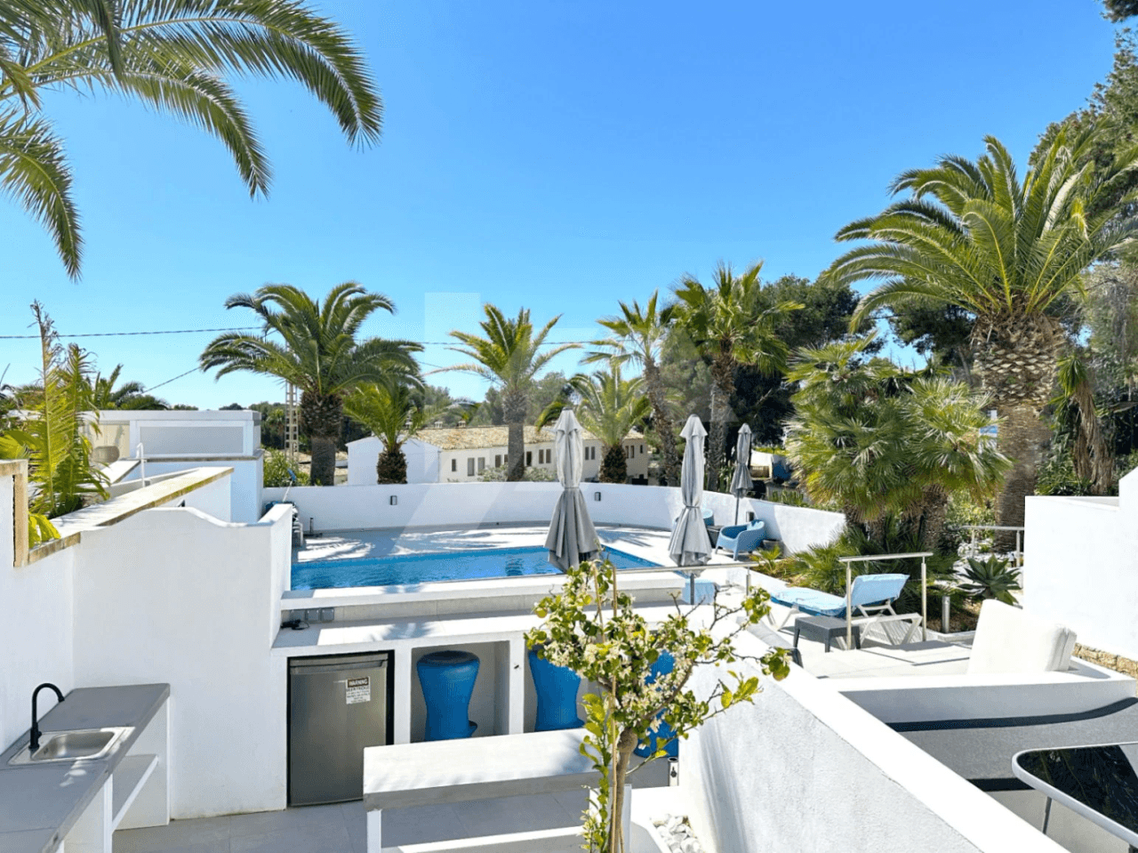 Villa con vistas al Mar en venta en Moraira, Costa Blanca.