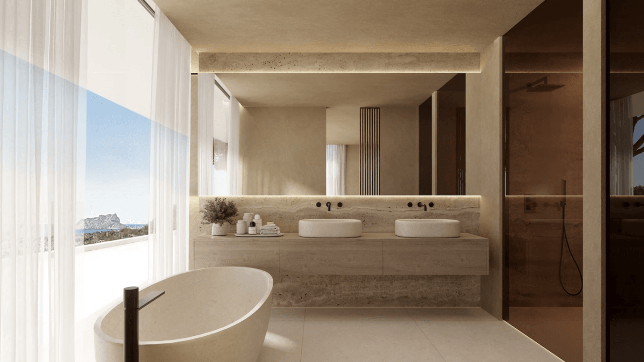 Villa de Diseño Contemporáneo con Vistas Panorámicas al Mar en Montemar, Benissa