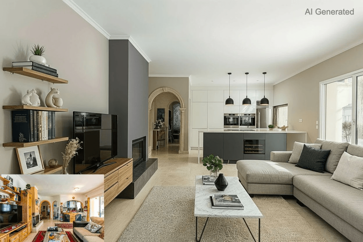 Villa tranquila con vistas a la montaña en venta en Calpe