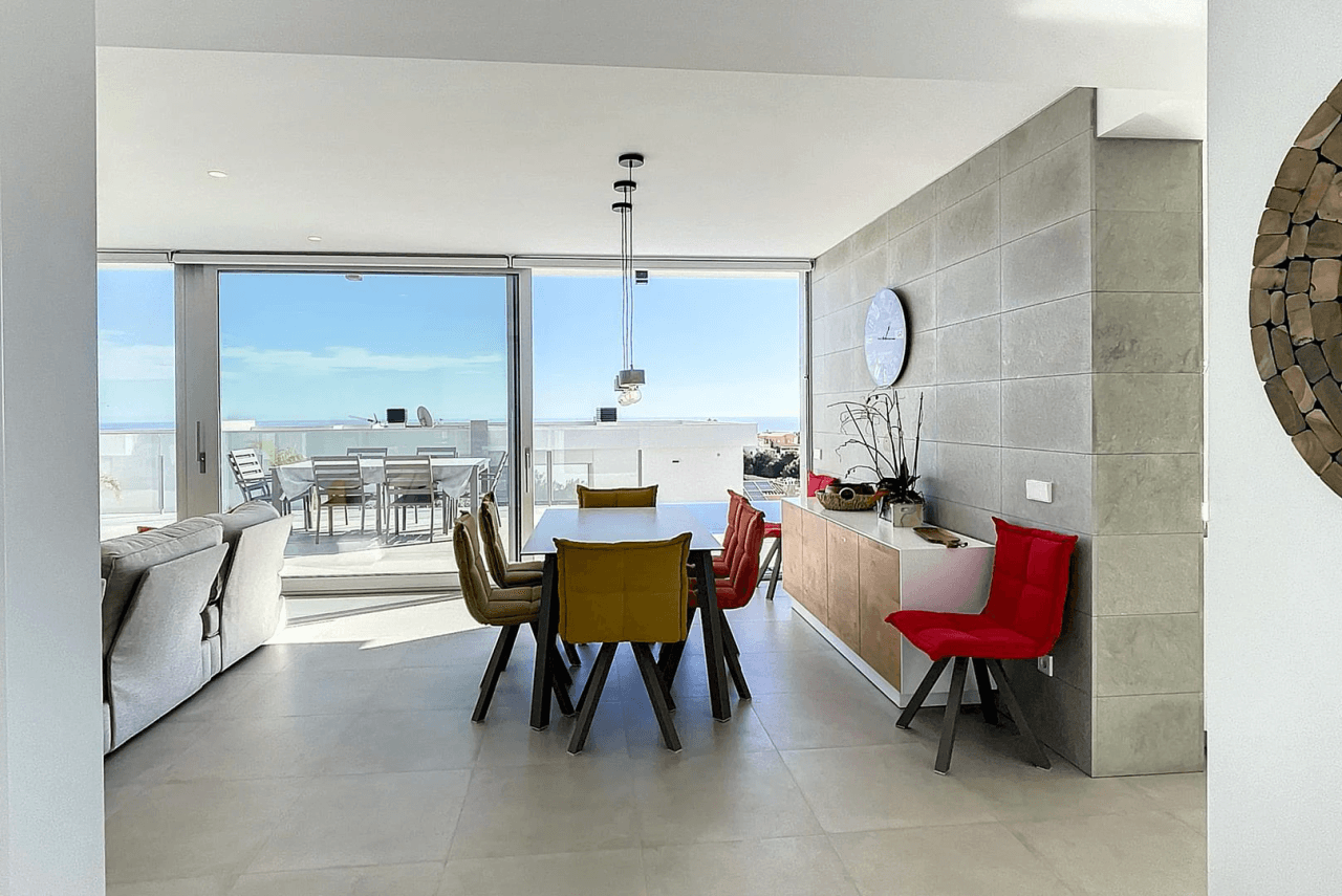 Cumbre del Sol villa de lujo moderno con vistas panorámicas al mar