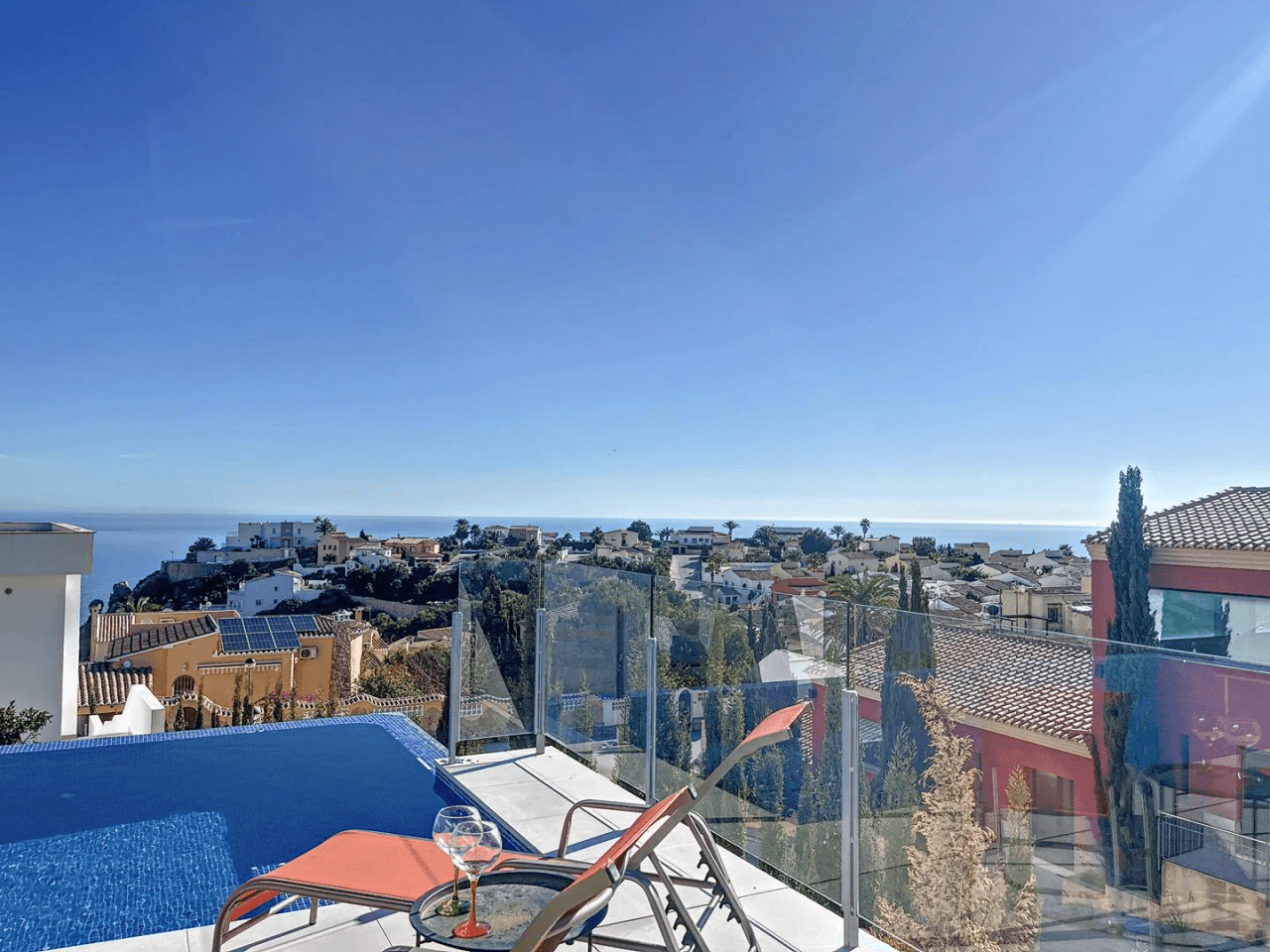 Cumbre del Sol villa de lujo moderno con vistas panorámicas al mar