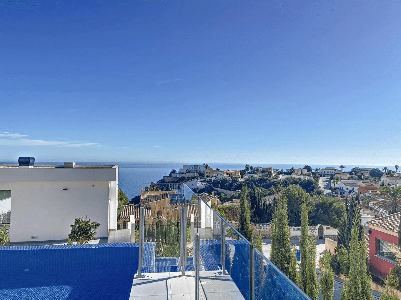 Cumbre del Sol villa de lujo moderno con vistas panorámicas al mar