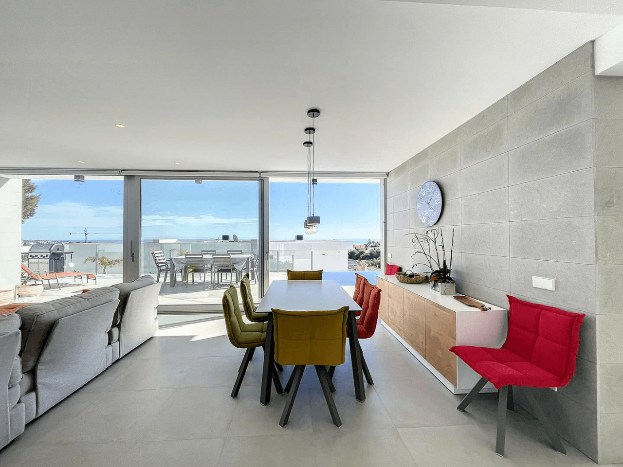 Cumbre del Sol villa de lujo moderno con vistas panorámicas al mar