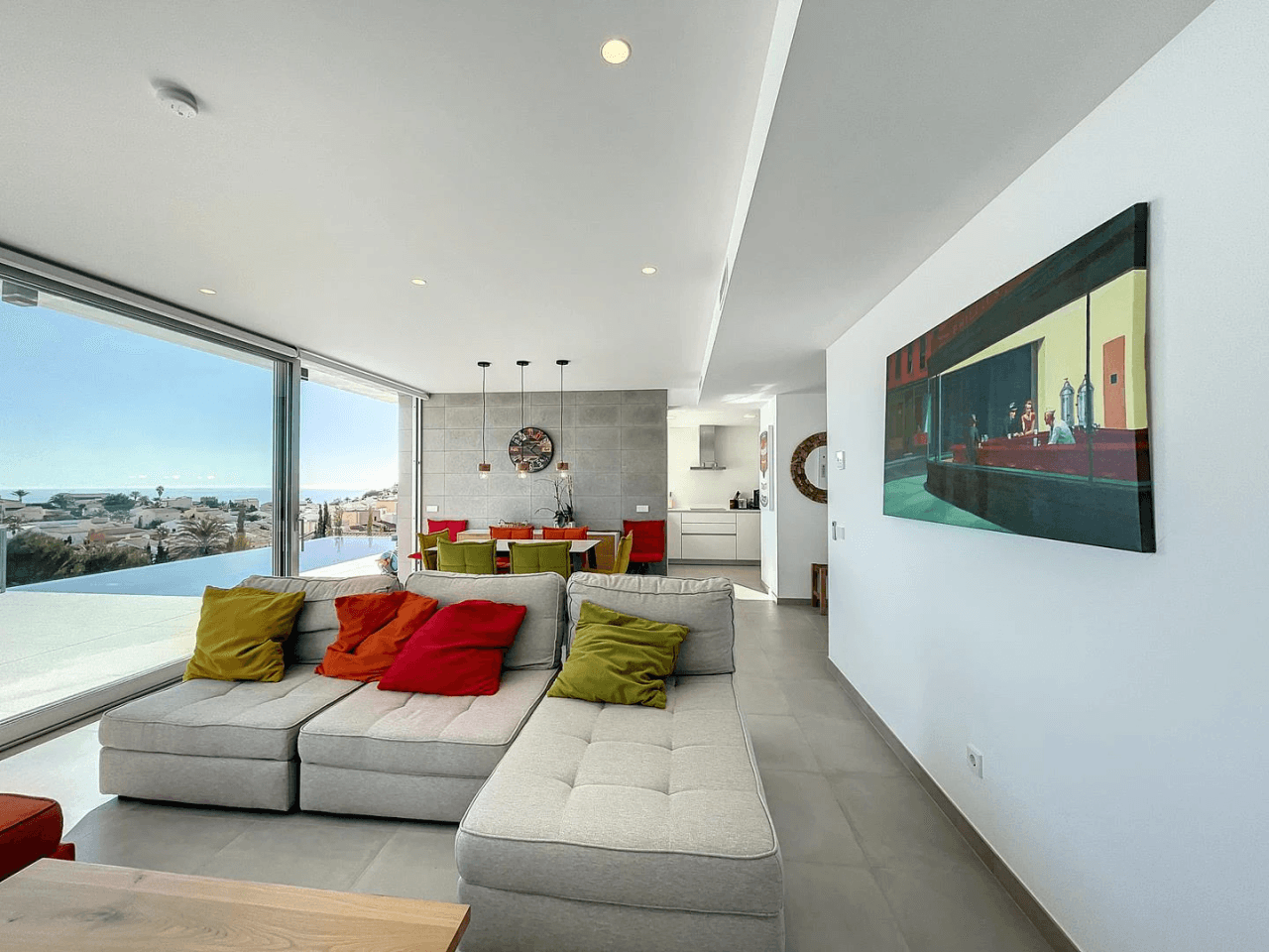 Cumbre del Sol villa de lujo moderno con vistas panorámicas al mar