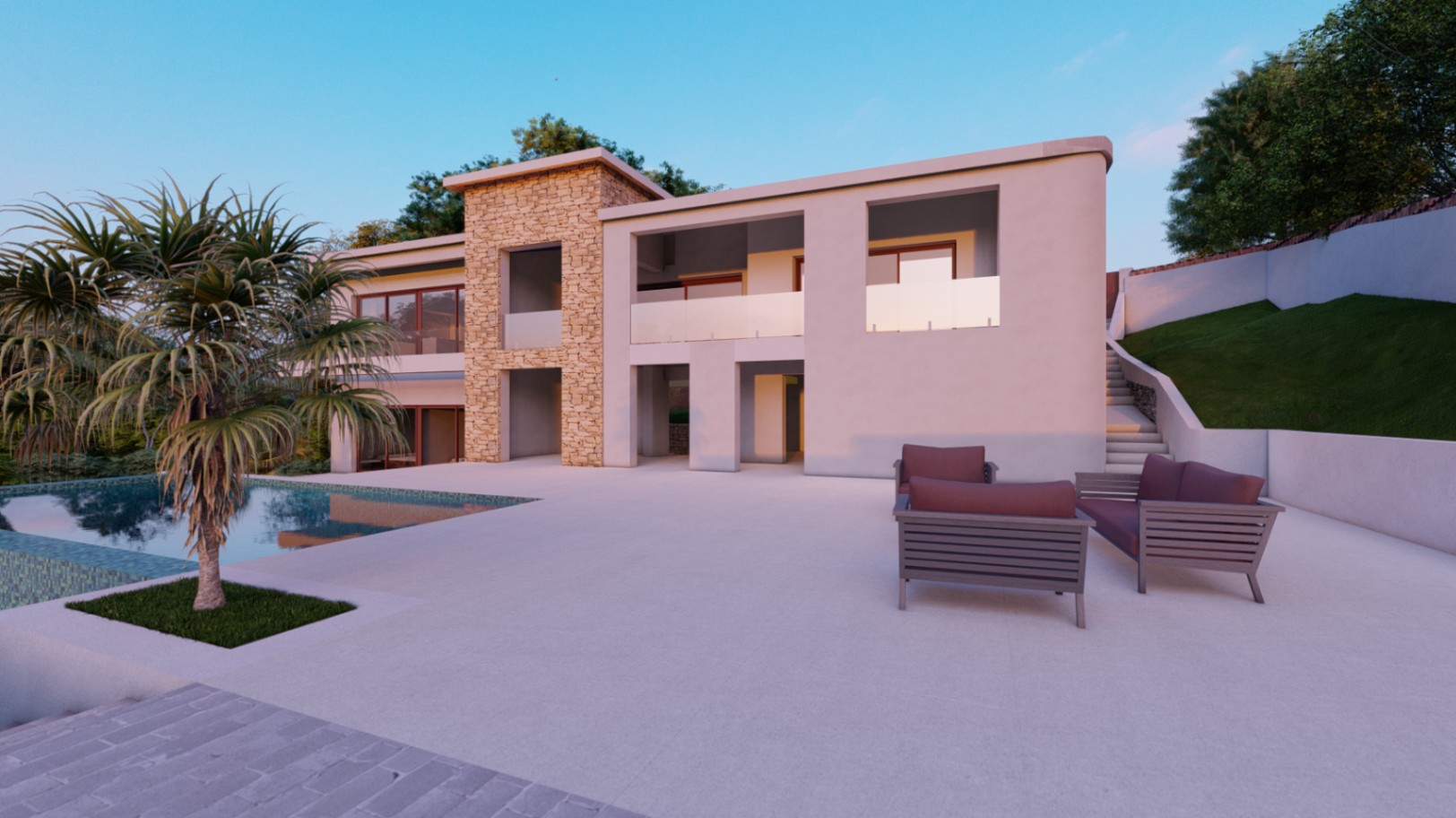 New build villa for sale in Galera de las Palmeras Altea, Costa Blanca