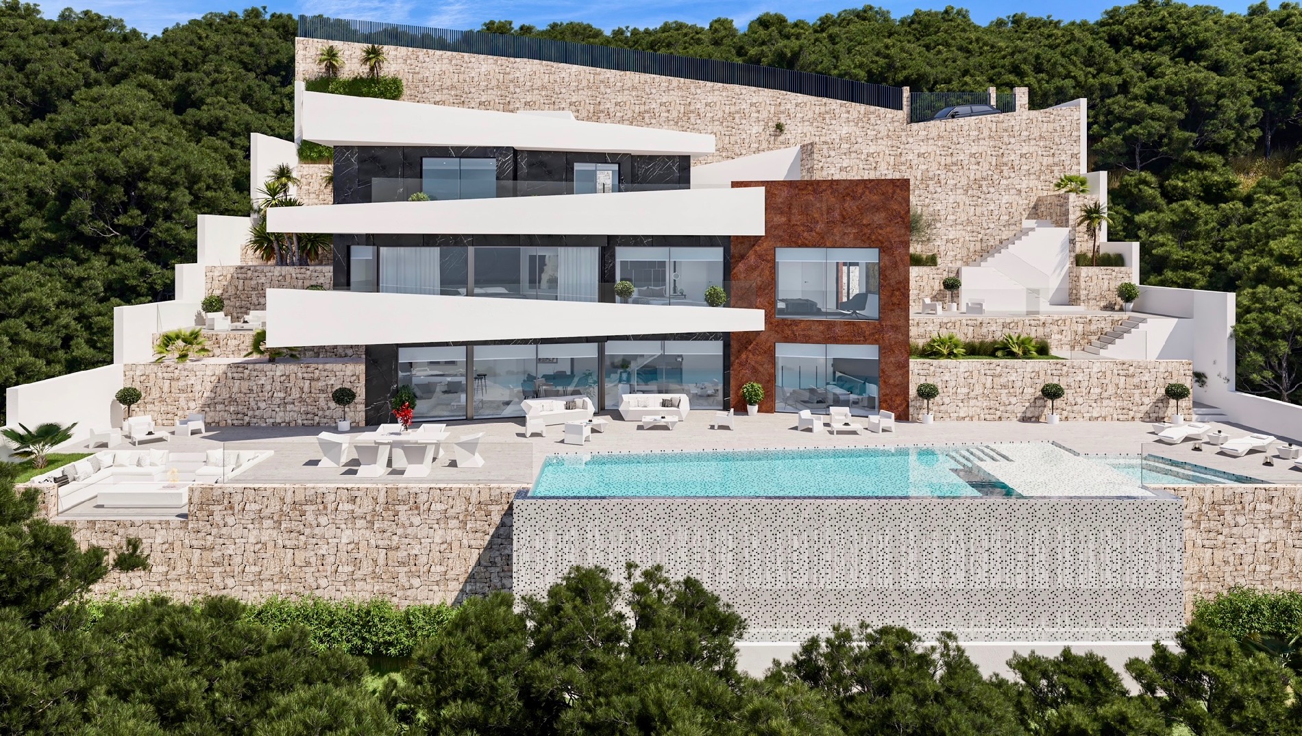 Nieuwbouw villa te koop in Raco de Galeno Benissa, Costa Blanca